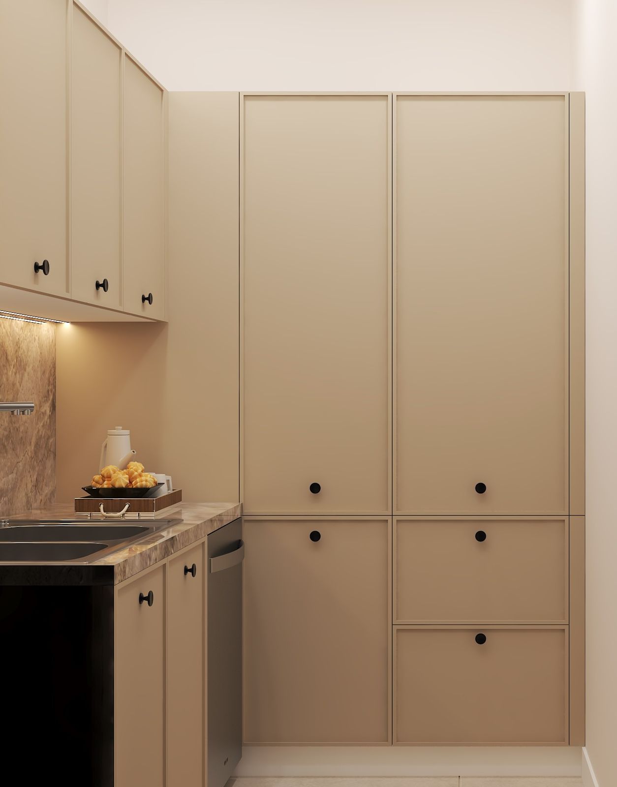 Cream Tall Pantry Units, Kanpur